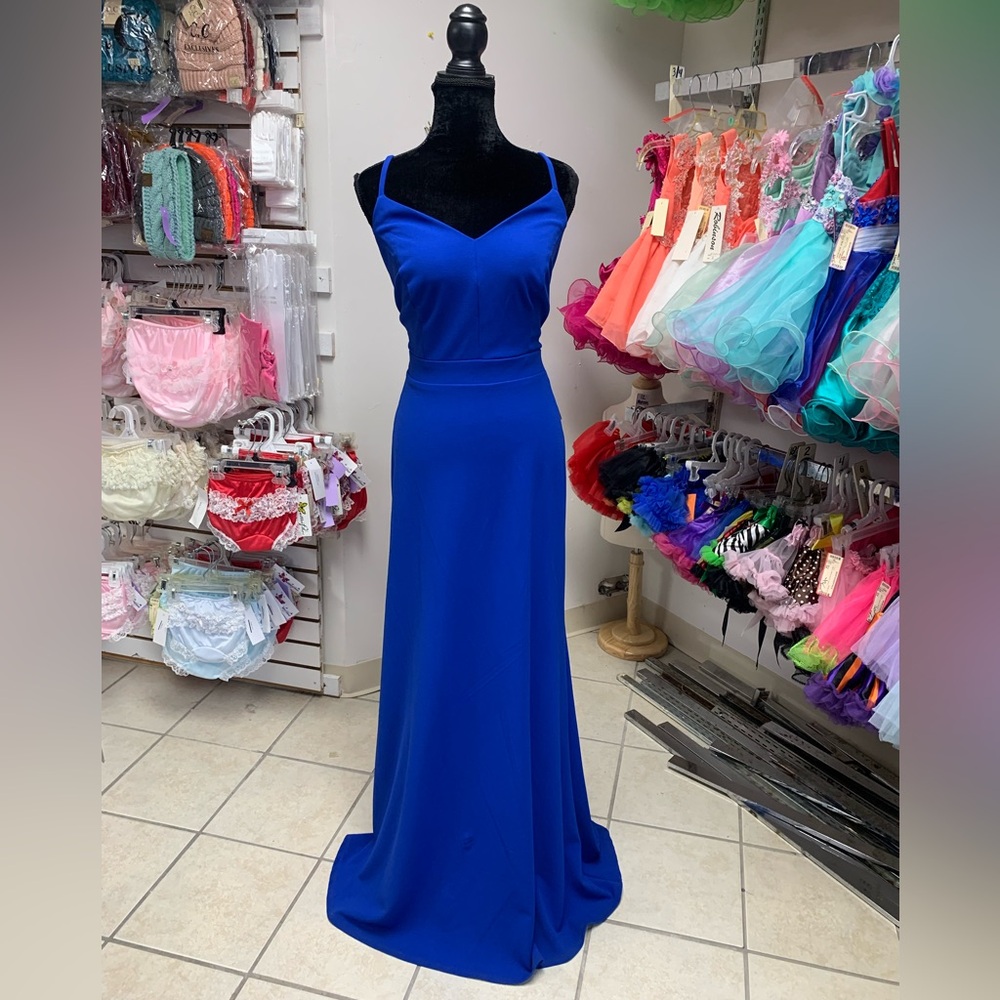 Size 14 Royal Blue Prom Homecoming Bridesmaid Mom of Bride Formal Gown Dress NWT